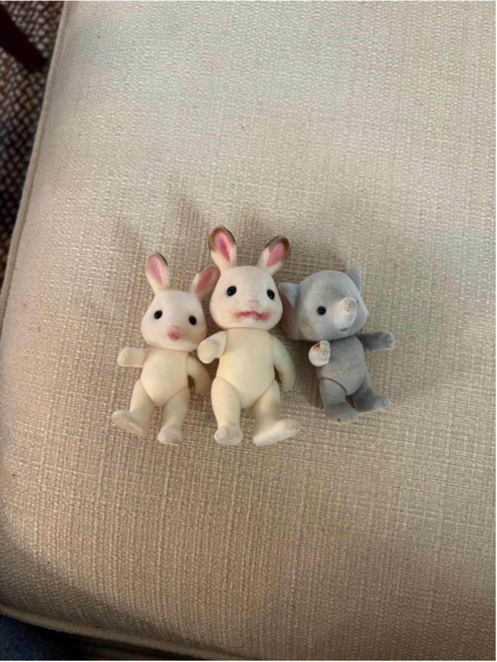 Baby Unbranded Stuffed Animals One Size White Gray